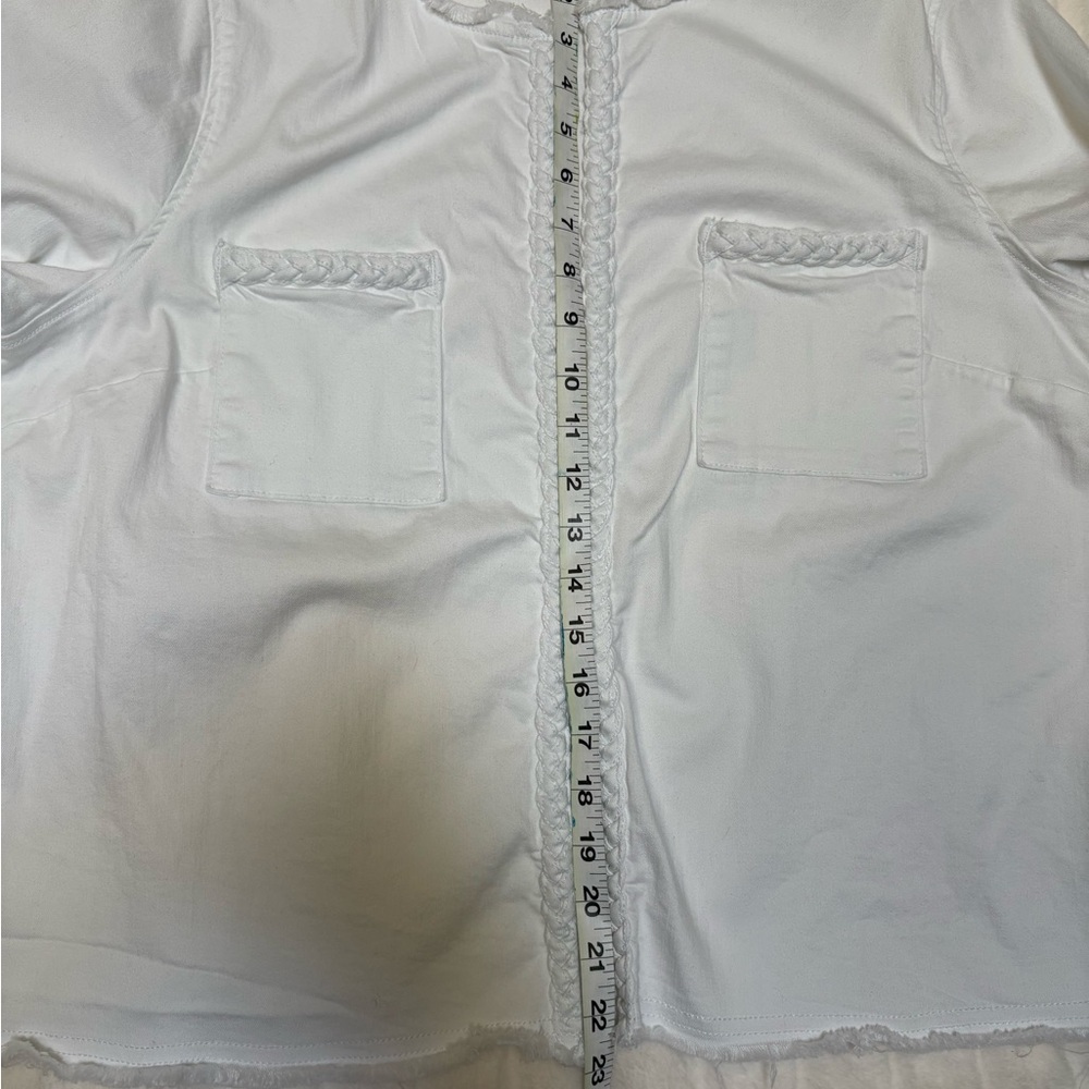 White Open Front jacket - Picture 7 of 9